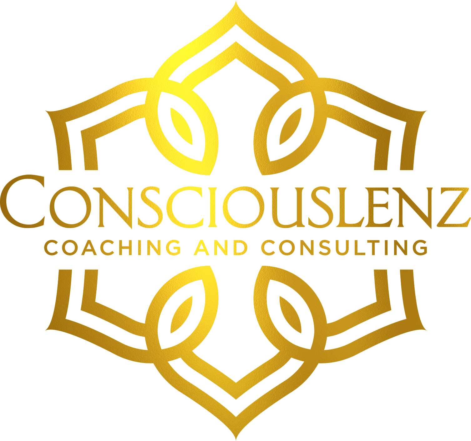 Consciouslenz Logo (Gold Foil)